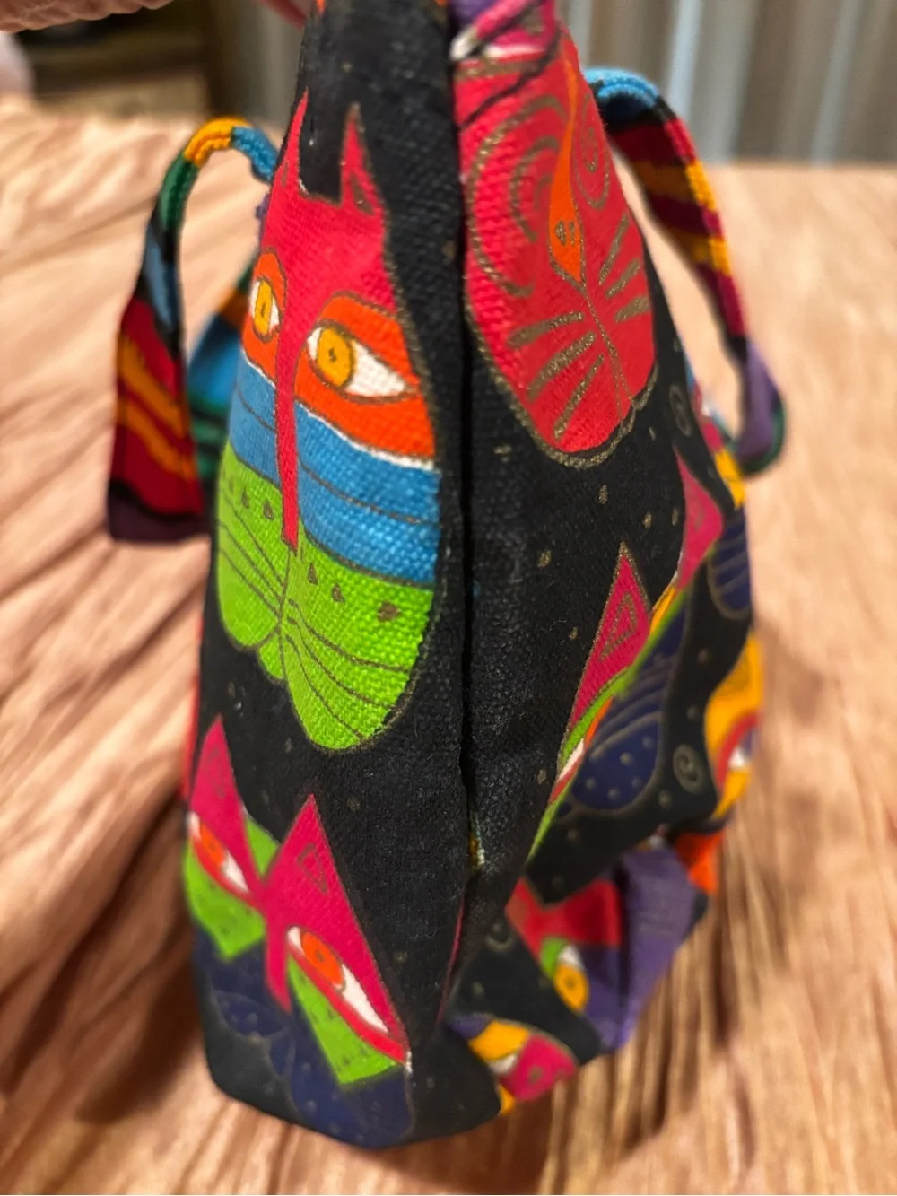 Laurel Burch Colorful Feline Bag
